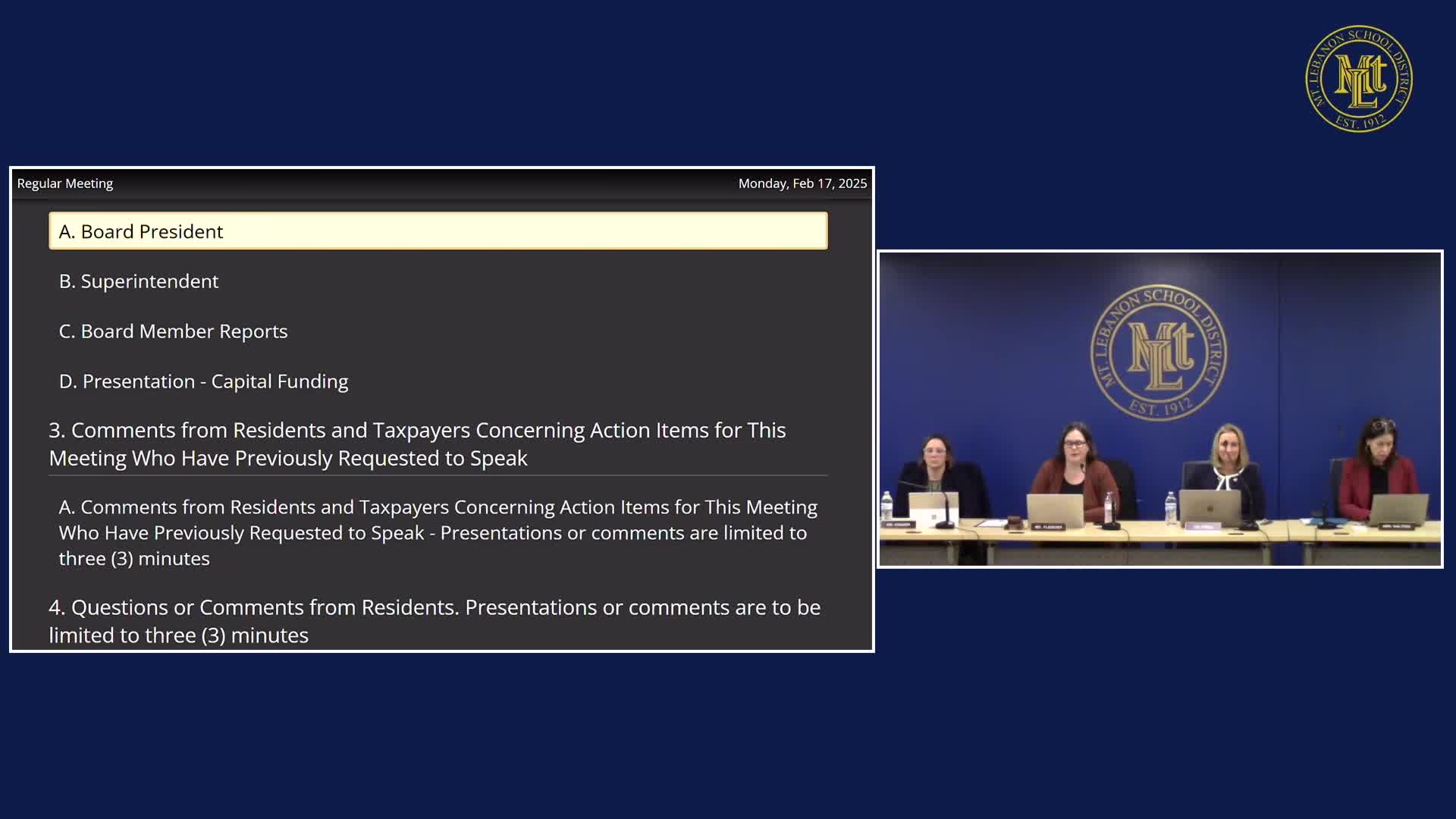 Thumbnail image for School Board Regular Meeting February 17, 2024